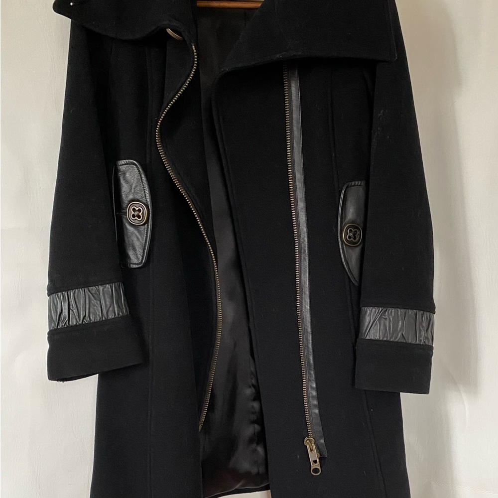 Women coat, black size S